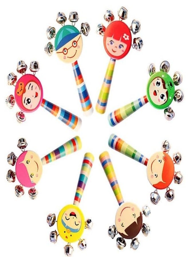 Little Mind Baby Rattle Wooden Musical Toys - Set of 4 - Multi Color - Image 3